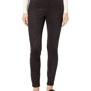 NWT Lysse Laser Cut Faux Suede Leggings Large